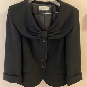 Tahari Black suit fully lined.